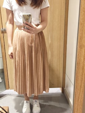 「PULL&BEAR（プルアンドベア）のアイテム（ドレス）」を使った、Joyさん（レディース・163cm）の夏コーディネート