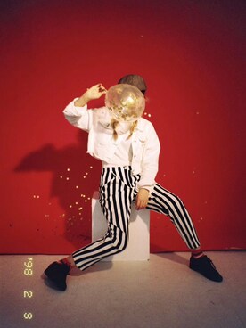 「PULL&BEAR（プルアンドベア）のアイテム（ブルゾン）」を使った、今今妗公子さん（レディース・163cm）の冬コーディネート