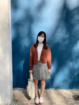 「:CHOCOOLATEのアイテム」を使った、Susanna Yiuさん（レディース・165cm）の冬コーディネート