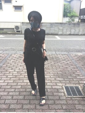 「UNITED ARROWS（ユナイテッドアローズ）のアイテム（ハンチング/ベレー帽）」を使った、Raccoonさん（レディース・154cm）の夏コーディネート