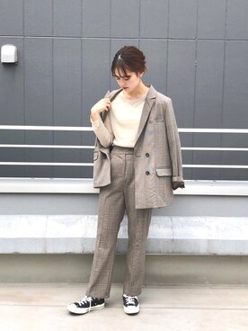 芹  菜さん（レディース・163cm）の秋コーディネート