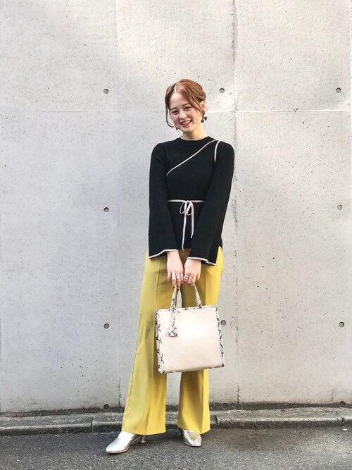 Ciaopanic広島店芹 菜さんのニット セーターを使ったコーディネート Zozotown