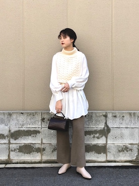 芹  菜さん（レディース・164cm）の秋コーディネート