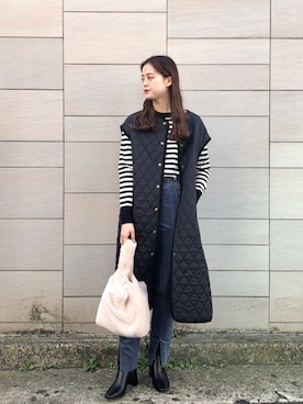 芹 菜さん(レディース・164cm)の冬コーディネート