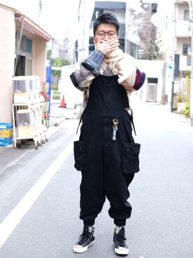「CABANE de ZUCCa（カバンドズッカ）のアイテム（レッグウェア）」を使った、ゆーさん（メンズ・169cm）の春コーディネート