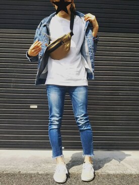 sakiiさん（レディース・161cm）の春コーディネート