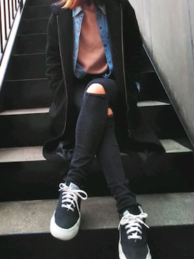 sakiiさん(レディース・161cm)の冬コーディネート