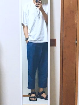 あつぅしんさん(メンズ・176cm)の夏コーディネート