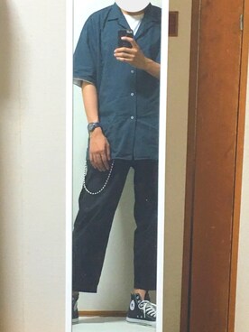 あつぅしんさん(メンズ・176cm)の夏コーディネート