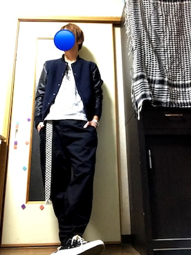 「unrelaxing（アンリラクシング）のアイテム（アクセサリー）」を使った、soraさん（メンズ・169cm）の春コーディネート