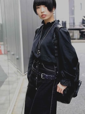 「文化服装学院」｜toto.さん（レディース・155cm）の秋コーディネート