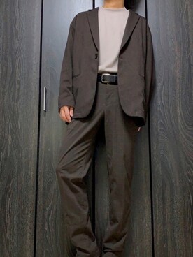 「JOINT WORKS（ジョイントワークス）のアイテム（テーラードジャケット）」を使った、しよーんさん（メンズ・172cm）の春コーディネート