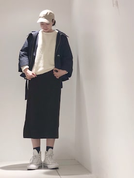 「koe（コエ）のアイテム（その他アウター）」を使った、やまさん（レディース・163cm）の秋コーディネート