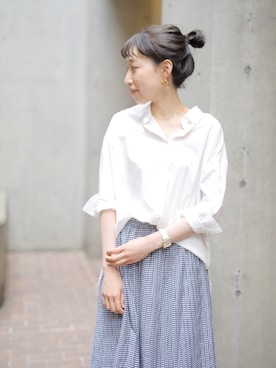 「平成最後のWEARISTAセンバツ」｜「アイテム（腕時計）」を使った、やまさん（レディース・163cm）の春コーディネート