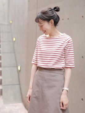 「平成最後のWEARISTAセンバツ」｜「アイテム（アクセサリー）」を使った、やまさん（レディース・163cm）の春コーディネート