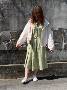 「oneway glamorous（ワンウェイグラマラス）のアイテム」を使った、Yuu◡̈⃝❁﻿さん（レディース・158cm）の春コーディネート