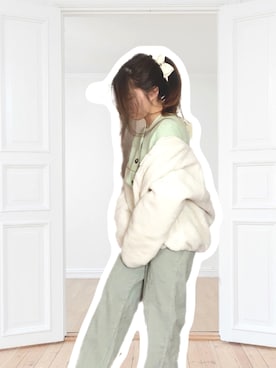 「Ifuru（イフル）のアイテム（ジャケット/アウター）」を使った、まみさん（レディース・150cm）の春コーディネート
