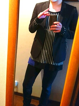 shiさん(メンズ・182cm)の春コーディネート