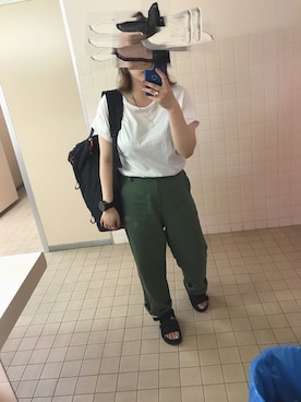 「夏だ」｜みなみさん（レディース・153cm）の夏コーディネート