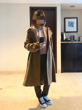 「A.P.C.（アーペーセー）のアイテム（その他アウター）」を使った、koikexさん（レディース・158cm）の冬コーディネート