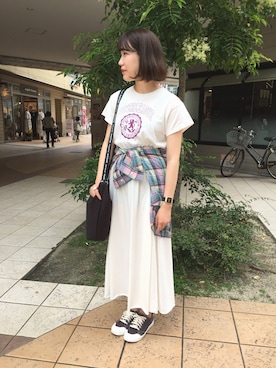 Kana Toyodaさん（レディース・165cm）の夏コーディネート