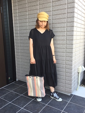 Kana Toyodaさん（レディース・165cm）の夏コーディネート