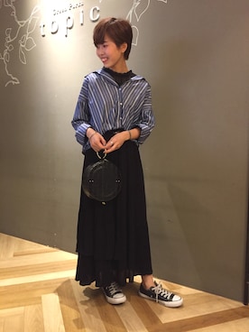 Kana Toyodaさん（レディース・165cm）の夏コーディネート