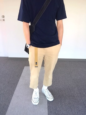 「CONVERSE TOKYO（コンバーストウキョウ）のアイテム（スニーカー）」を使った、TOMSさん（メンズ・167cm）の秋コーディネート