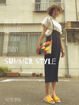 yuiteetoyolさん（レディース・160cm）の夏コーディネート