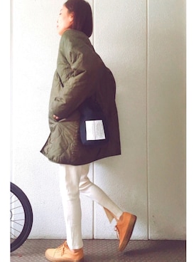 「キルティングコート」｜yuiteetoyolさん（レディース・160cm）の秋コーディネート