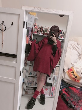 「和服MIX」｜むぎさん（レディース・155cm）の秋コーディネート
