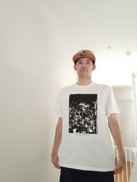 「ROLLING CRADLE（ローリングクレイドル）のアイテム（Tシャツ/カットソー）」を使った、にじおさん（メンズ・180cm）の春コーディネート
