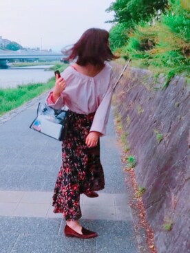 「LILY BROWN（リリーブラウン）のアイテム（ローファー）」を使った、よさん（レディース・158cm）の春コーディネート