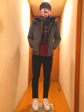 「MK MICHEL KLEIN（エムケーミッシェルクラン）のアイテム（ジャケット/アウター）」を使った、takuchinさん（メンズ・175cm）の冬コーディネート