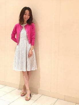 「ビジューニット」｜yukaさん（レディース・165cm）の春コーディネート