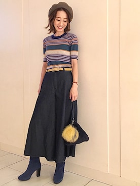 「JILL STUART（ジルスチュアート）のアイテム」を使った、yukaさん（レディース・165cm）の夏コーディネート