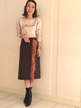 yukaさん（レディース・165cm）の秋コーディネート