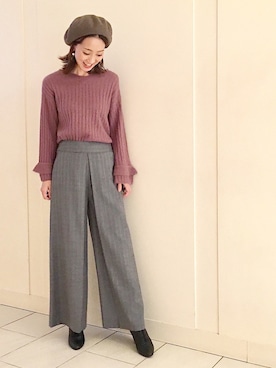 yukaさん（レディース・165cm）の冬コーディネート