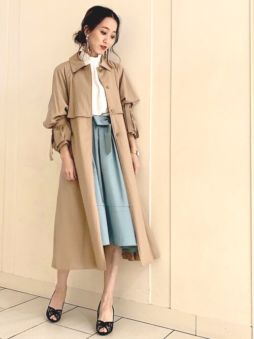 Yuka Jillstuart Officialスタッフコーデ Jillstuartのトレンチコートを使ったコーディネート Wear