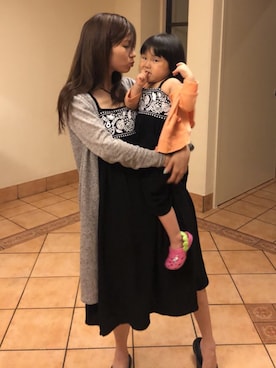 「EGOIST（エゴイスト）のアイテム」を使った、ihsottyさん（キッズ・80cm）の春コーディネート