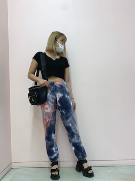 「ジョガーパンツ」｜FIG&VIPER_YUNAさん（レディース・160cm）の夏コーディネート