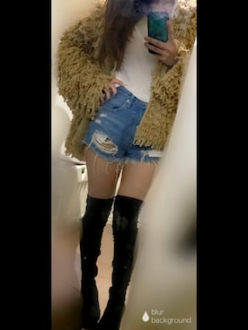 「ANAP（アナップ）のアイテム（その他アウター）」を使った、☆さん（レディース・160cm）の秋コーディネート