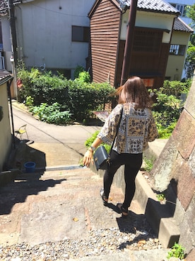 「w closet」｜「アイテム（腕時計）」を使った、hachi_08さん（レディース・155cm）の夏コーディネート