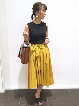 erinaさん（レディース・158cm）の夏コーディネート