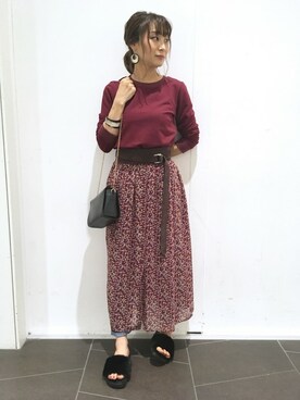 「LIMITLESS LUXURY」｜erinaさん（レディース・158cm）の秋コーディネート