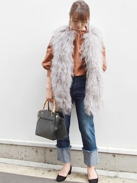 「LIMITLESS LUXURY」｜erinaさん（レディース・158cm）の秋コーディネート