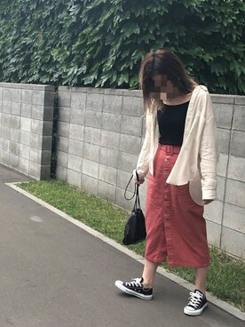こ。さん（レディース・165cm）の夏コーディネート