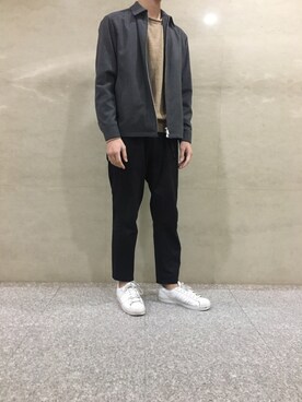 「wearhalloween2017」｜「アイテム（ブルゾン）」を使った、あっきーなさん（メンズ・176cm）の秋コーディネート