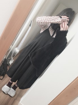 「黒髪」｜「アイテム（オールインワン・サロペット）」を使った、ぽんずさん（レディース・157cm）の春コーディネート