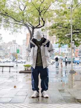 「FR2」｜「アイテム（ジャケット/アウター）」を使った、RoxsoulLeeさん（メンズ・170cm）の冬コーディネート